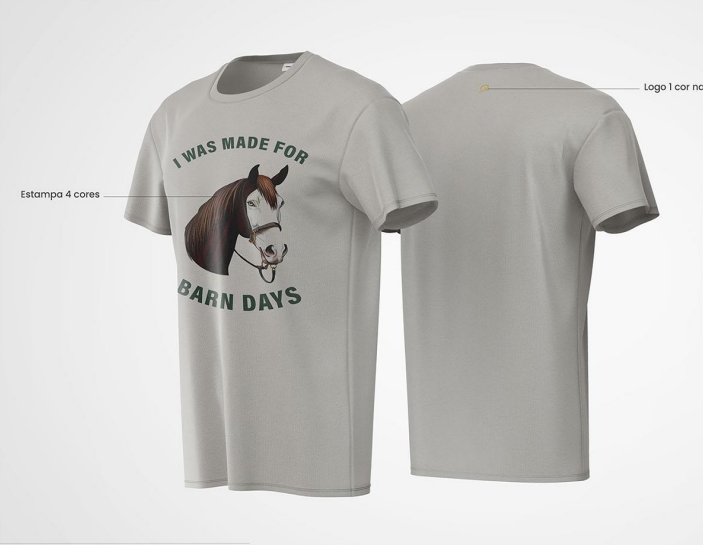 Camiseta - I Was Made For Barn Days